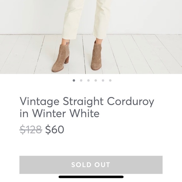 NWT Marine Layer Vintage Straight Corduroy Pants - Picture 2 of 7